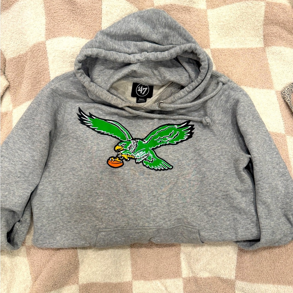47 Vintage Kelly Green Logo Eagles hoodie